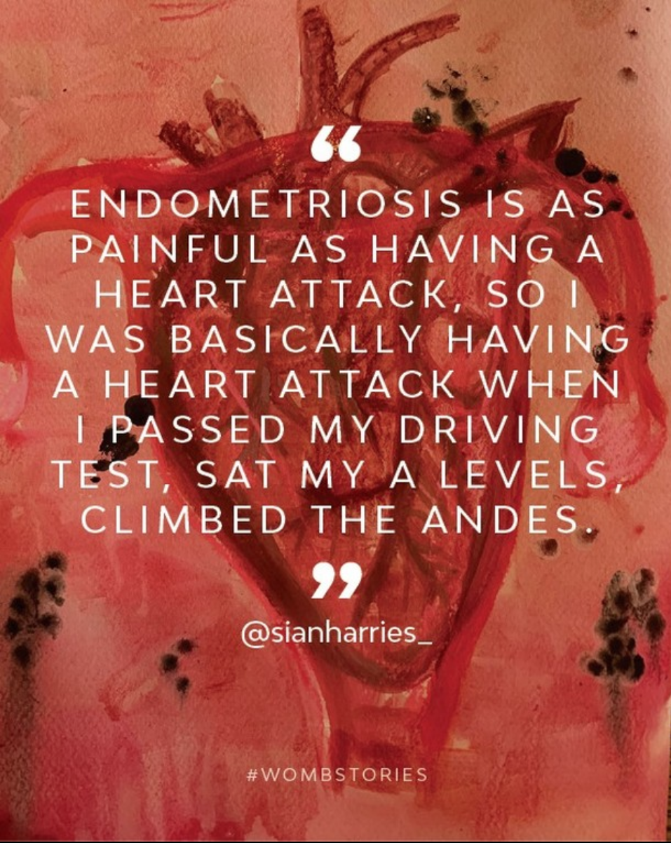 I have endometriosis and it sucks. – Where I'm Coming From, image size:957x1202
